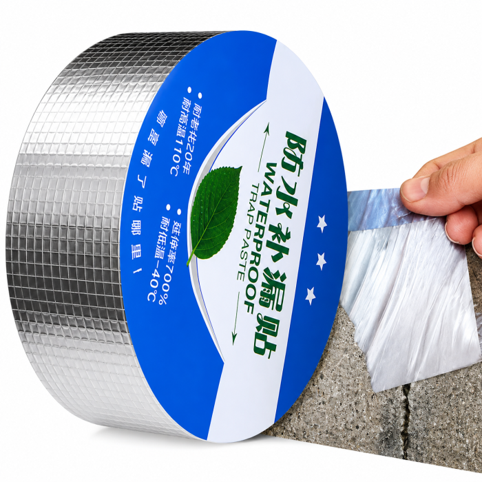Super Waterproof Aluminium Foil Tape – Strong Butyl Rubber Seal Tape for Roof, Pipe and Leak Repair